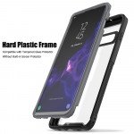 Wholesale Galaxy S10 Clear Dual Defense Case (Gray)